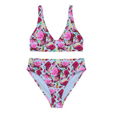 Load image into Gallery viewer, Recycled high-waisted bikini 'Jungle Paradise'