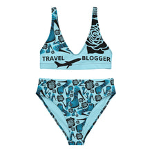 Load image into Gallery viewer, Recycled high-waisted bikini 'Travel dream'