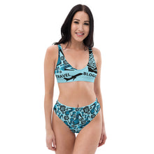 Load image into Gallery viewer, Recycled high-waisted bikini 'Travel dream'