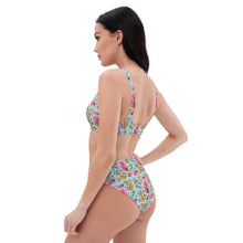 Load image into Gallery viewer, Recycled high-waisted bikini 'Amore in riviera'