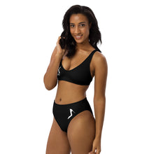 Load image into Gallery viewer, Recycled high-waisted bikini 'Kilame logo'
