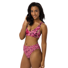 Load image into Gallery viewer, Recycled high-waisted bikini 'Diamond life'