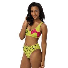 Load image into Gallery viewer, Recycled high-waisted bikini 'Fashion week'