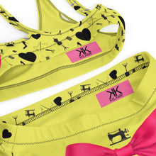 Load image into Gallery viewer, Recycled high-waisted bikini 'Fashion week'