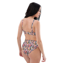 Load image into Gallery viewer, Recycled high-waisted bikini 'Fashion Sea'