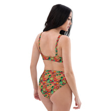 Load image into Gallery viewer, Recycled high-waisted bikini 'Artisans love'