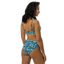 Load image into Gallery viewer, Recycled high-waisted bikini 'Travel dream'