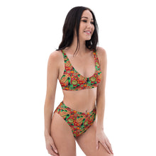 Load image into Gallery viewer, Recycled high-waisted bikini 'Artisans love'