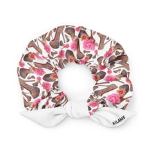 Load image into Gallery viewer, Scrunchie 'Rose pink flower'