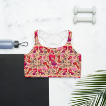 Load image into Gallery viewer, Sports bra 'Flowers mix shoes'