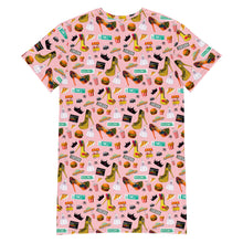 Load image into Gallery viewer, T-shirt dress 'Pink Pop Princess'