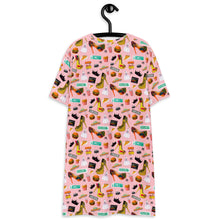 Load image into Gallery viewer, T-shirt dress 'Pink Pop Princess'
