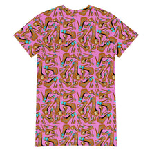 Load image into Gallery viewer, T-shirt dress Talli 'Eat me drink me'