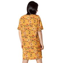 Load image into Gallery viewer, T-shirt dress 'Fashion and food'