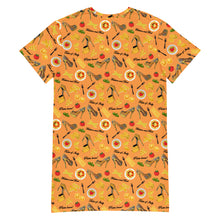 Load image into Gallery viewer, T-shirt dress 'Fashion and food'