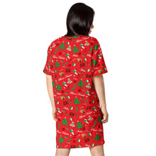 Load image into Gallery viewer, T-shirt dress 'Buon Natale'