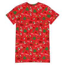 Load image into Gallery viewer, T-shirt dress 'Buon Natale'