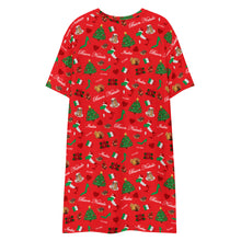 Load image into Gallery viewer, T-shirt dress 'Buon Natale'