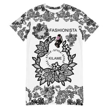 Load image into Gallery viewer, T-shirt dress Ferob 'Lace'