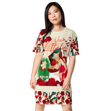 Load image into Gallery viewer, T-shirt dress 'Tricolore Italiano'