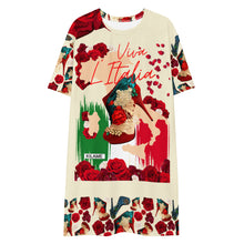 Load image into Gallery viewer, T-shirt dress 'Tricolore Italiano'