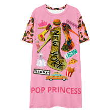 Load image into Gallery viewer, T-shirt dress 'Pink Pop'