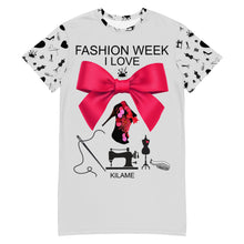 Load image into Gallery viewer, T-shirt dress 'Fashion creations'
