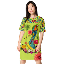 Load image into Gallery viewer, T-shirt dress 'Tropical'
