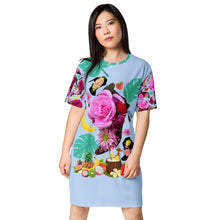 Load image into Gallery viewer, T-shirt dress 'Jungle Paradise'