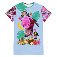 Load image into Gallery viewer, T-shirt dress 'Jungle Paradise'