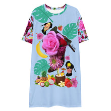 Load image into Gallery viewer, T-shirt dress 'Jungle Paradise'