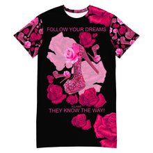 Load image into Gallery viewer, T-shirt dress 'Your Dreams'