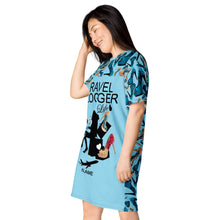 Load image into Gallery viewer, T-shirt dress 'Travel Blogger Girl'