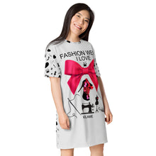 Load image into Gallery viewer, T-shirt dress 'Fashion creations'