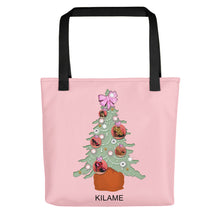 Load image into Gallery viewer, Tote bag 'Pink Christmas'