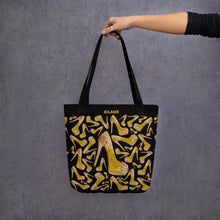 Load image into Gallery viewer, Tote bag 'Yellow crystals shoes'