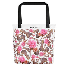 Load image into Gallery viewer, Tote bag Tare 'Rose pink flower'