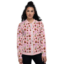 Load image into Gallery viewer, Bomber Jacket 'Pink Christmas'