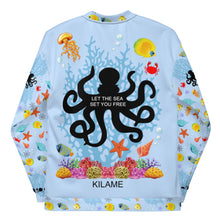 Load image into Gallery viewer, Unisex Bomber Jacket 'Octopus'
