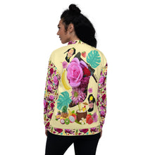Load image into Gallery viewer, Bomber Jacket 'Jungle flower'