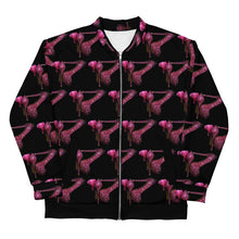 Load image into Gallery viewer, Unisex Bomber Jacket 'Pink Shoes Men'