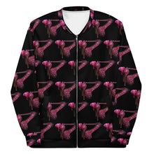 Load image into Gallery viewer, Unisex Bomber Jacket 'Pink Shoes Men'