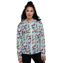 Load image into Gallery viewer, Unisex Bomber Jacket 'Alice in Wonderland'
