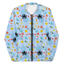 Load image into Gallery viewer, Unisex Bomber Jacket 'Octopus'