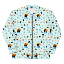 Load image into Gallery viewer, Unisex Bomber Jacket 'Boat Life'