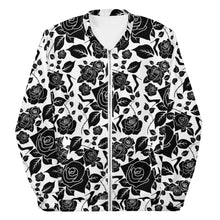 Load image into Gallery viewer, Bomber Jacket 'Black Roses'