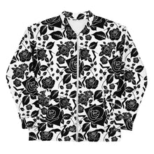 Load image into Gallery viewer, Bomber Jacket 'Black Roses'