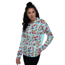 Load image into Gallery viewer, Unisex Bomber Jacket 'Alice in Wonderland'