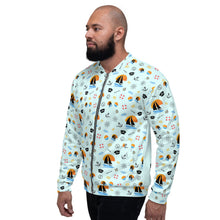 Load image into Gallery viewer, Unisex Bomber Jacket 'Boat Life'