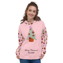 Load image into Gallery viewer, Hoodie 'Pink Christmas'